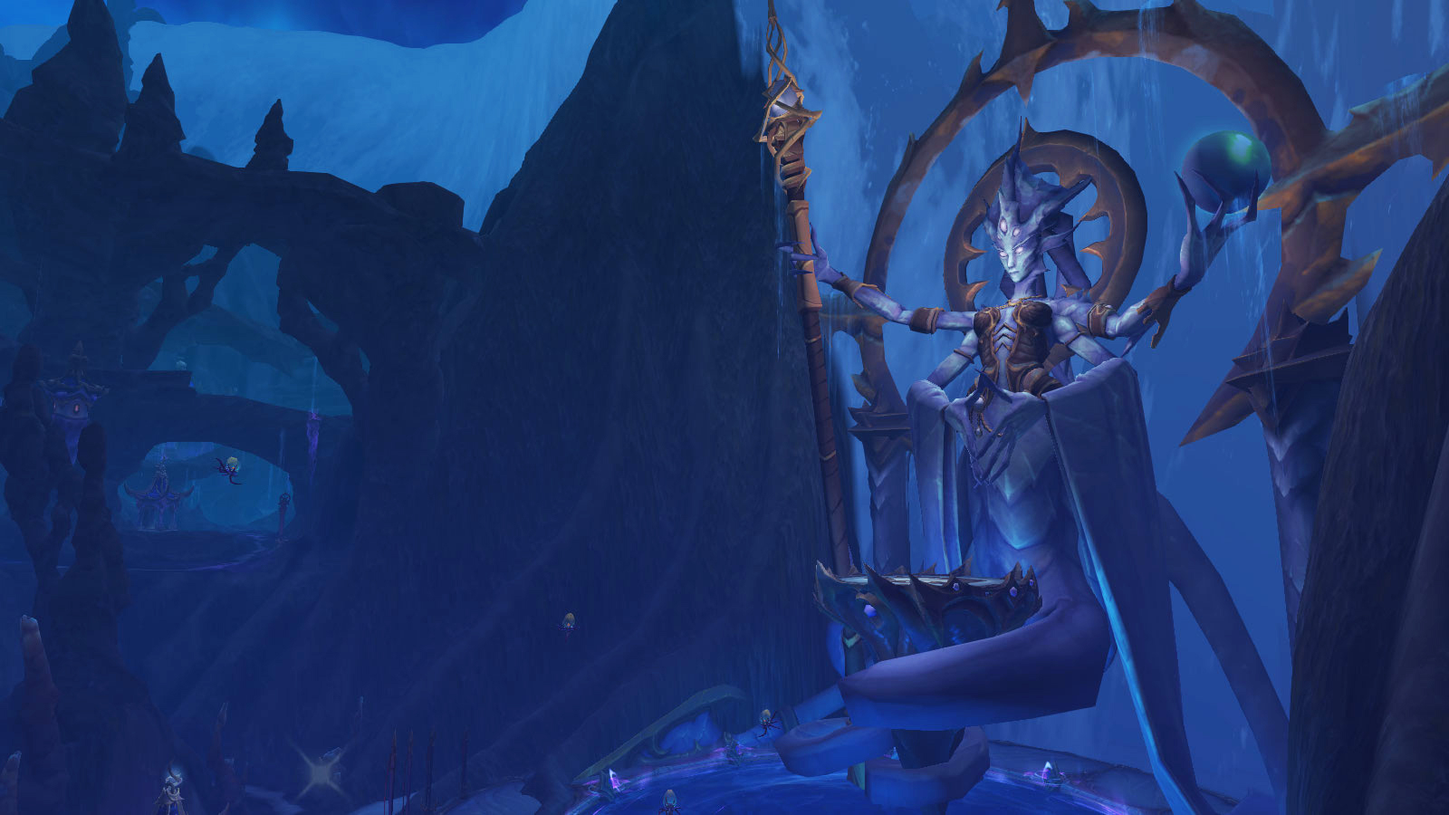 Nazjatar zone screenshot from World of Warcraft: Battle for Azeroth.