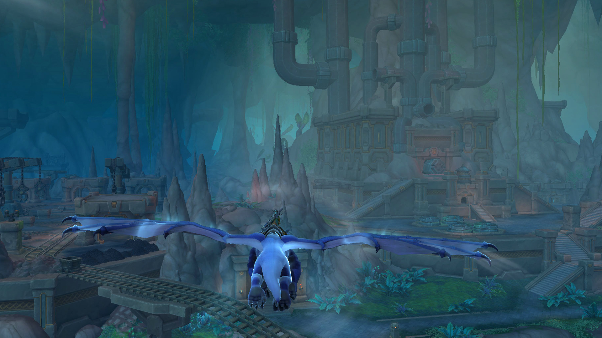 The Ringing Deeps zone screenshot from World of Warcraft: The War Within.
